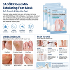 SADOER GOAT MILK EXFOLIATING FOOT MASK